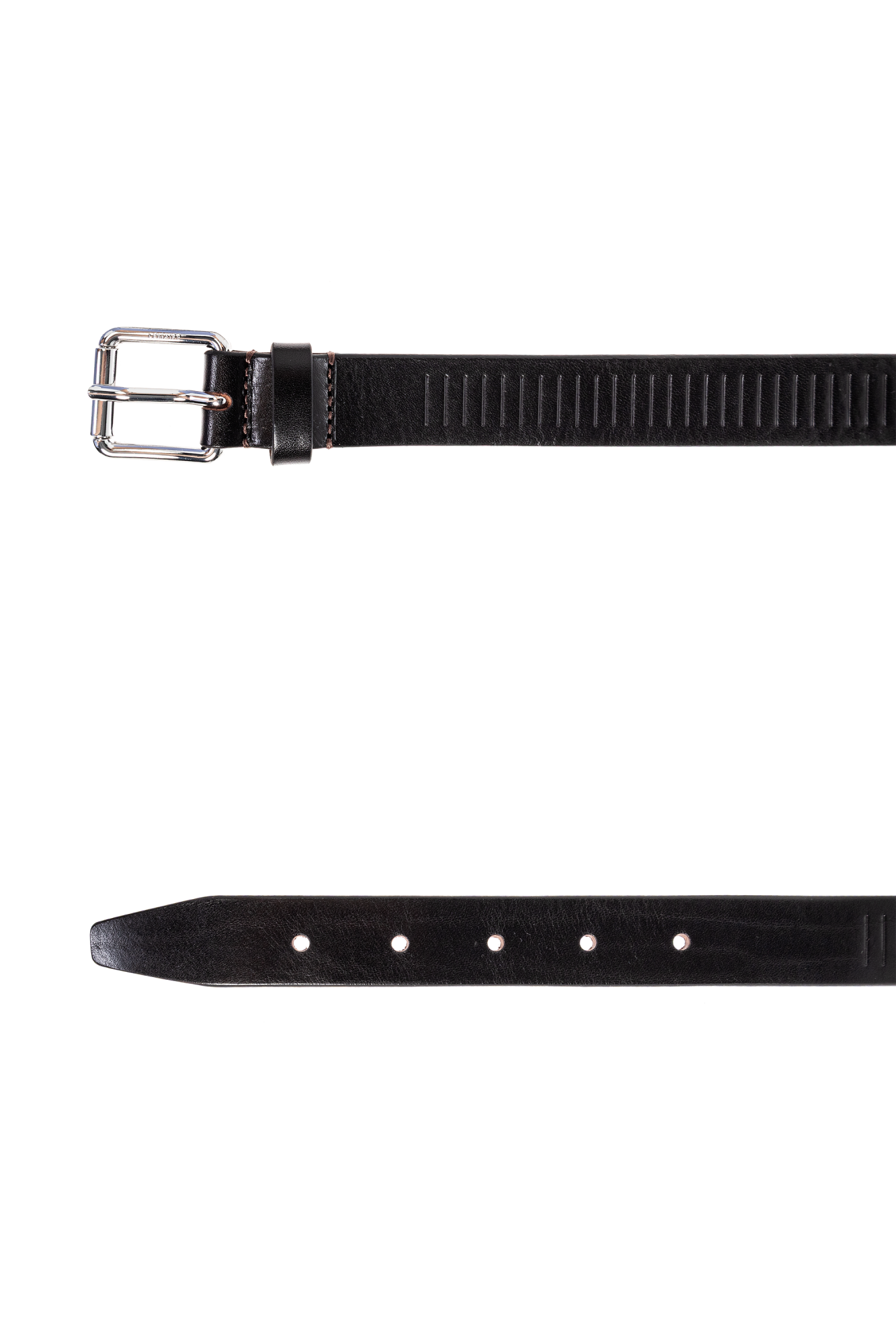 LEMAIRE LEATHER 黒 レザー ベルト LEMAIRE - 【残りわずか】Minimal Western Belt(GRAINED COW